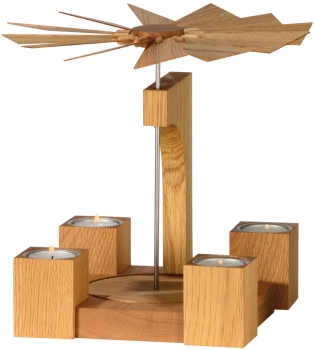 KWO wunderschöne moderne Pyramide Eiche natur geölt